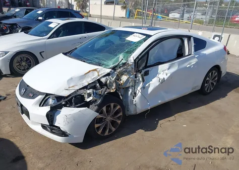 2012 Honda Civic Si из США, поврежденный, VIN 2HGFG4A52CH704435